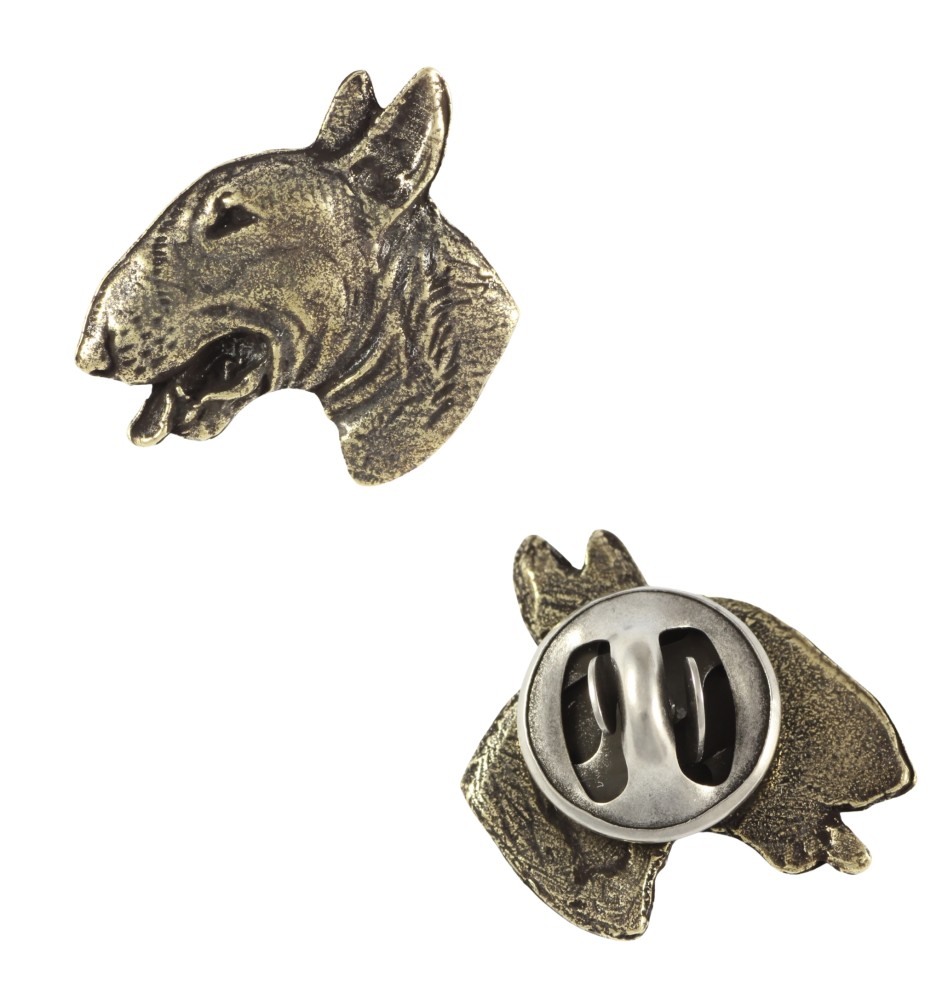 Bulterier pin posrebrzony Art-Dog